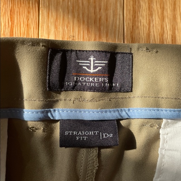Dockers Signature Khaki Pants Men’s 34x34 Straight Fit Classic Chino Work Casual - Picture 2 of 6